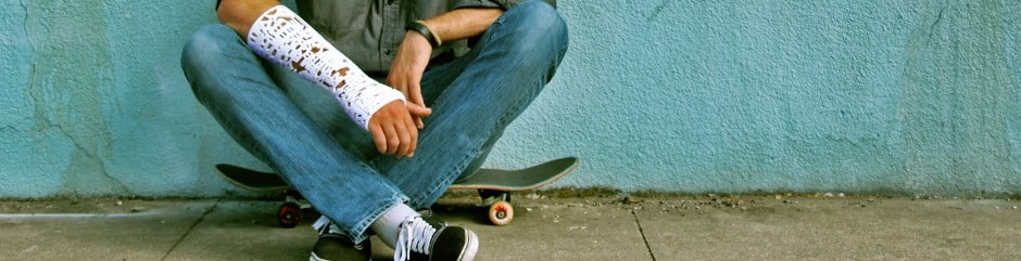 CAST CAST On Skateboard Fathom Banner