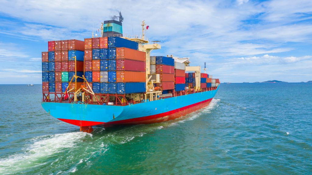 leaving the industrial port, Import and export bu